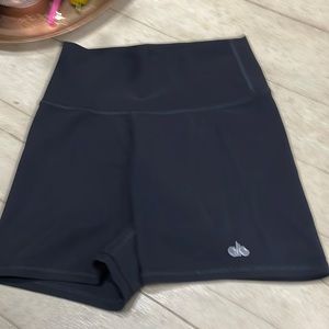Alo Black bike shorts